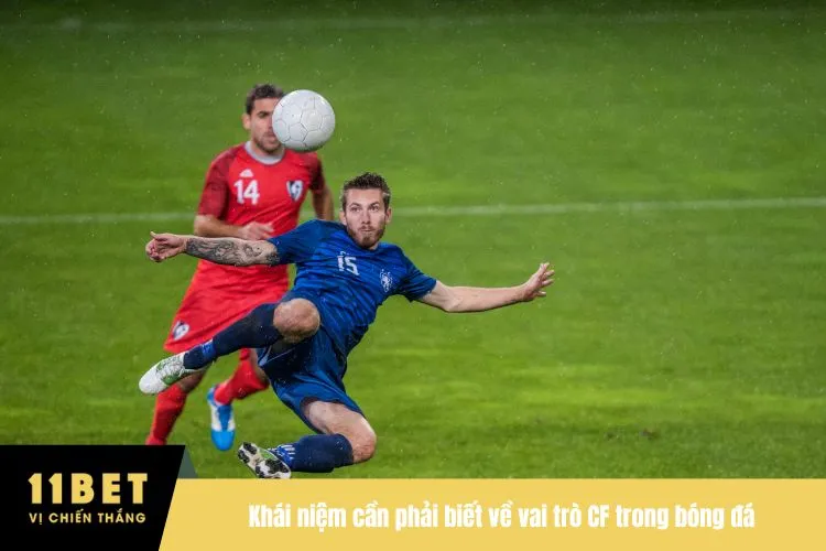 Khái niệm cần phải biết về vai trò CF trong bóng đá