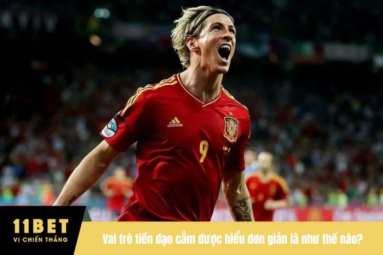 Vai trò tiền đạo cắm được hiểu đơn giản là như thế nào?