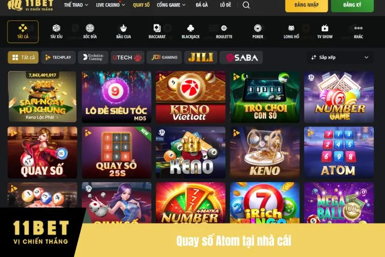 Quay số Atom tại nhà cái