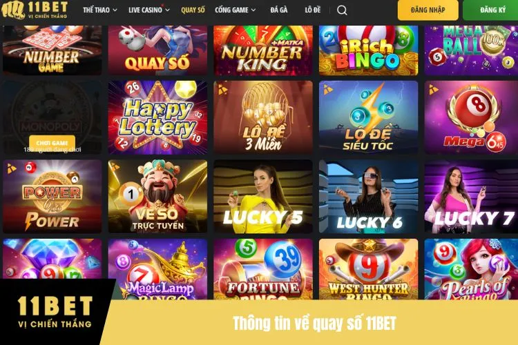 Thông tin về quay số 11BET